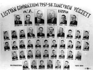 Az 1954 -1958-as a osztály