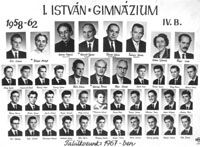 Az 1958 - 1962-es b osztály