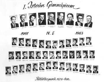 Az 1961 - 1965-ös e osztály