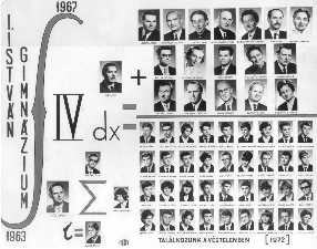 Az 1963 - 1967-es b osztály