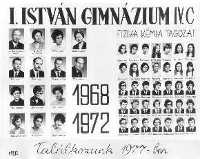 Az 1968 - 1972-es c osztály