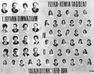 Az 1969 - 1973-as c osztály