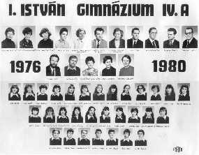 Az 1976 - 1980-as a osztály