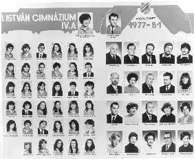 Az 1977 - 1981-es a osztály