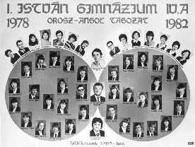 Az 1978 - 1982-as a osztály