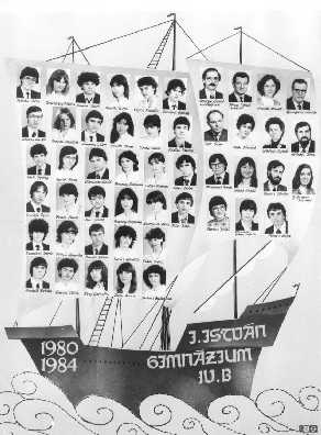 Az 1980 - 1984-as b osztály