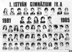 Az 1981 - 1985-ös osztály
