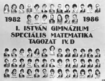 Az 1982 - 1986-os d osztály