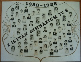 Az 1982 - 1986-os e osztály