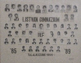 Az 1985 - 1989-es f osztály